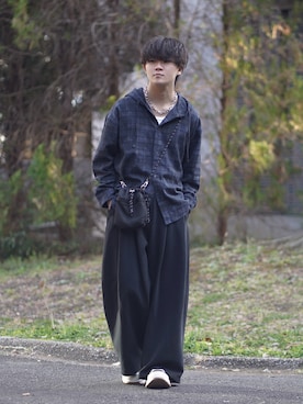 「CPCM（シーピーシーエム）のアイテム」を使った、れおさん（メンズ・160cm）の春コーディネート