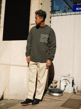 manastash_TERAさん（メンズ・176cm）の冬コーディネート
