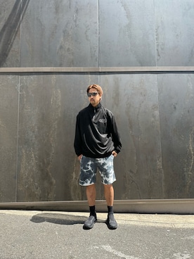 「MANASTASH（マナスタッシュ）のアイテム（スウェット）」を使った、manastash_TERAさん（メンズ・176cm）の春コーディネート