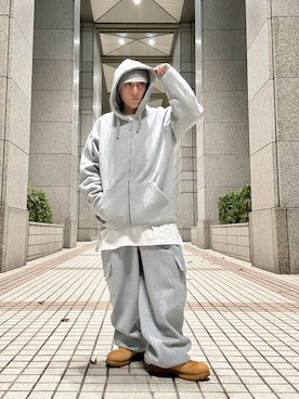 「NIKE（ナイキ）のアイテム（帽子）」を使った、龍一 (The Loveless)®︎さん（メンズ・168cm）の冬コーディネート