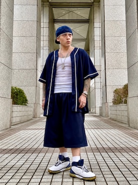 「AVALANCHE（アバランチェ）のアイテム」を使った、龍一 (The Loveless)®︎さん（メンズ・168cm）の夏コーディネート