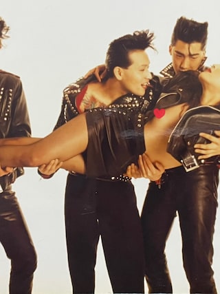 CREAM SODA ベージュスラックス　スカル CREAM SODA ベージュスラックス スカル パンツ