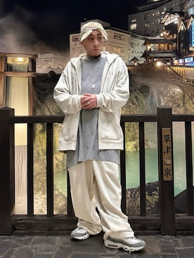 「アイテム（セットアップ）」を使った、龍一 (The Loveless)®︎さん（メンズ・168cm）の春コーディネート