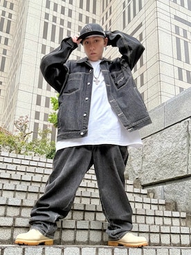 「Timberland（ティンバーランド）のアイテム」を使った、龍一 (The Loveless)®︎さん（メンズ・168cm）の春コーディネート