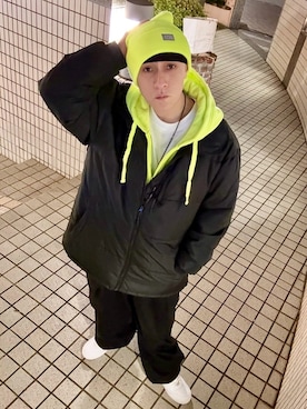 「アイテム（ヘアアクセサリー）」を使った、龍一 (The Loveless)®︎さん（メンズ・168cm）の冬コーディネート