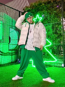 「アイテム（帽子）」を使った、龍一 (The Loveless)®︎さん（メンズ・168cm）の冬コーディネート