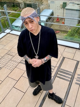 「AVALANCHE（アバランチェ）のアイテム」を使った、龍一 (The Loveless)®︎さん（メンズ・168cm）の夏コーディネート
