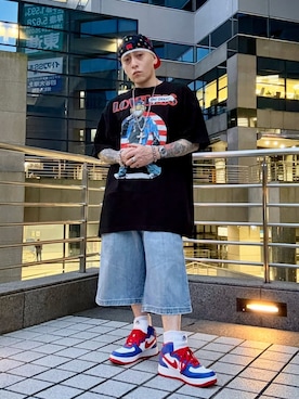「アイテム（その他ヘアアクセサリー）」を使った、龍一 (The Loveless)®︎さん（メンズ・168cm）の秋コーディネート