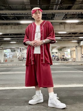 「AVALANCHE（アバランチェ）のアイテム」を使った、龍一 (The Loveless)®︎さん（メンズ・168cm）の春コーディネート
