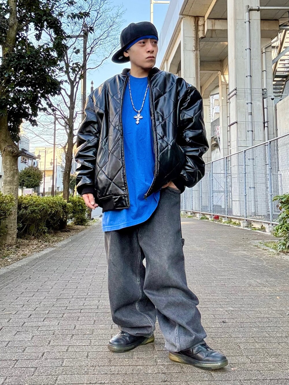 メンズファッション 「LOVELESS」 ライダースジャケット 1 ブルー メンズ