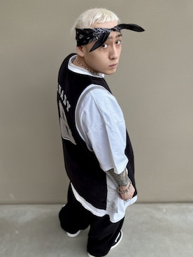 「HAV-A-HANK（ハバハンク ）のアイテム」を使った、龍一 (The Loveless)®︎さん（メンズ・168cm）の春コーディネート