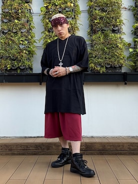 「アイテム（パンツ）」を使った、龍一 (The Loveless)®︎さん（メンズ・168cm）の夏コーディネート