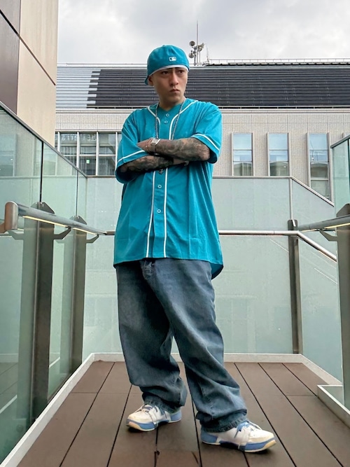 NEW ERAのアイテムを使った「ターコイズブルー」のメンズ人気