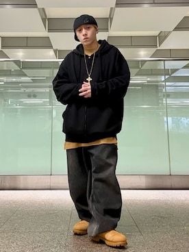「アイテム（ヘアアクセサリー）」を使った、龍一 (The Loveless)®︎さん（メンズ・168cm）の秋コーディネート