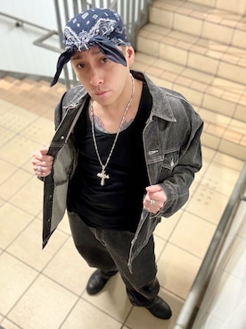 「AVALANCHE（アバランチェ）のアイテム」を使った、龍一 (The Loveless)®︎さん（メンズ・168cm）の夏コーディネート