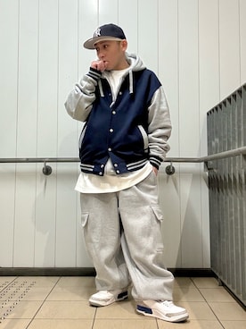 「スタジャン」｜龍一 (The Loveless)®︎さん（メンズ・168cm）の春コーディネート