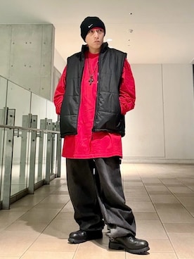 「アイテム（ヘアアクセサリー）」を使った、龍一 (The Loveless)®︎さん（メンズ・168cm）の秋コーディネート