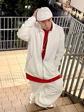 「アイテム（セットアップ）」を使った、龍一 (The Loveless)®︎さん（メンズ・168cm）の冬コーディネート