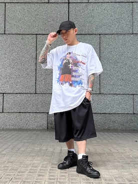 「アイテム（レッグウェア）」を使った、龍一 (The Loveless)®︎さん（メンズ・168cm）の夏コーディネート