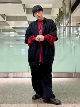 「アイテム（ヘアアクセサリー）」を使った、龍一 (The Loveless)®︎さん（メンズ・168cm）の秋コーディネート