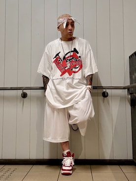 「PRO CLUB （プロクラブ）のアイテム（タンクトップ）」を使った、龍一 (The Loveless)®︎さん（メンズ・168cm）の秋コーディネート