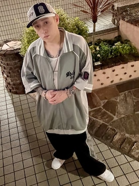 「アイテム（セットアップ）」を使った、龍一 (The Loveless)®︎さん（メンズ・168cm）の春コーディネート