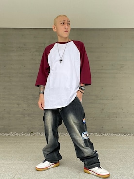 「オールドスクール」｜「アイテム（アナログ腕時計）」を使った、龍一 (The Loveless)®︎さん（メンズ・168cm）の秋コーディネート