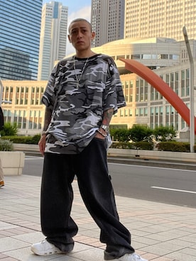 「ROTHCO（ロスコ）のアイテム（トップス）」を使った、龍一 (The Loveless)®︎さん（メンズ・168cm）の夏コーディネート