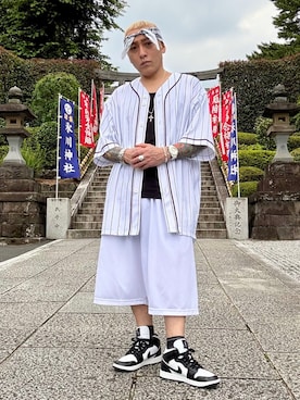 「Original.（オリジナル）のアイテム（アクセサリー）」を使った、龍一 (The Loveless)®︎さん（メンズ・168cm）の夏コーディネート