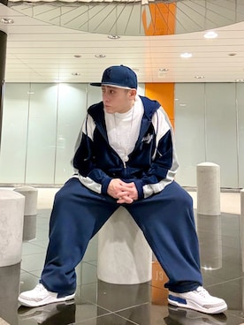 「AIR JORDAN（エアジョーダン）のアイテム」を使った、龍一 (The Loveless)®︎さん（メンズ・168cm）の春コーディネート