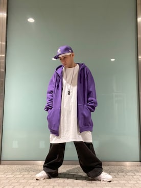 「NEW ERA（ニューエラ）のアイテム」を使った、龍一 (The Loveless)®︎さんのコーディネート