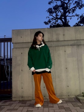 「アイテム（パーカー）」を使った、Reonaさん（レディース・162cm・20代）の冬コーディネート