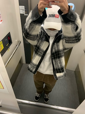 「ANDGEEBEE（アンジービー）のアイテム」を使った、Yuto_kgインスタフォローお願い！さん（メンズ・160cm）の冬コーディネート