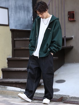 冨田 幸大さん（メンズ・171cm）の冬コーディネート