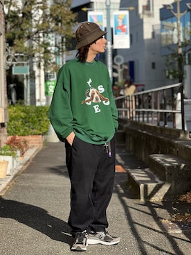 「YUYA × BeAMS DOT（ユウヤバイビームスドット）のアイテム」を使った、冨田 幸大さん（メンズ・171cm）の秋コーディネート