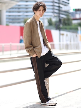 「UNION STATION（ユニオンステーション）のアイテム」を使った、冨田 幸大さん（メンズ・171cm）の秋コーディネート