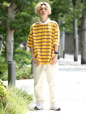 冨田 幸大さん（メンズ・171cm）の夏コーディネート