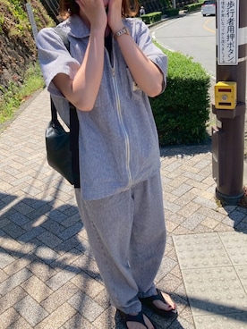 「海」｜mahoさん（レディース・165cm）の夏コーディネート