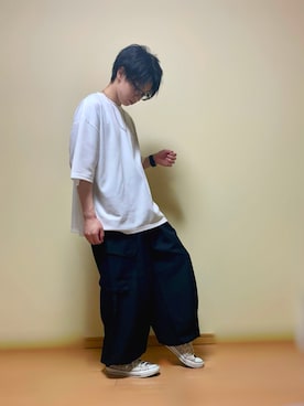 「shiki tokyo（シキトウキョウ）のアイテム（アクセサリー）」を使った、ふーみんさん（メンズ・165cm）の夏コーディネート