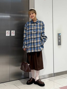 「アイテム（ソックス/靴下）」を使った、aoさん（レディース・158cm・20代）の秋コーディネート