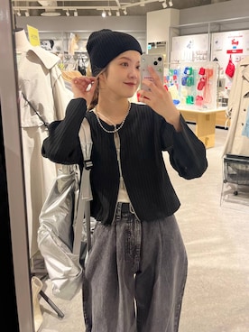 「アイテム（バックパック/リュック、シルバー系）」を使った、aoさん（レディース・158cm）の春コーディネート