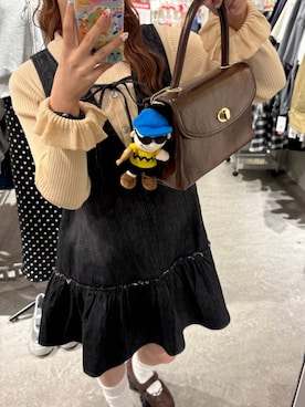 「アイテム（キーホルダー）」を使った、aoさん（レディース・158cm）の秋コーディネート