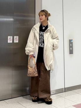 「アイテム（ブルゾン）」を使った、aoさん（レディース・158cm・20代）の秋コーディネート