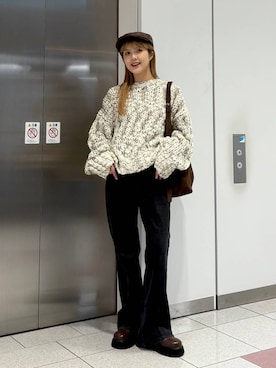 「アイテム（サンダル）」を使った、aoさん（レディース・158cm・20代）の秋コーディネート