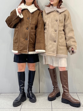 aoさん（レディース・158cm）の冬コーディネート