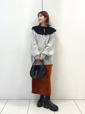 aoさん（レディース・158cm）の秋コーディネート