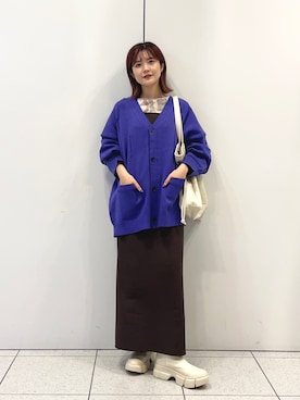 「スニーカーブーツ」｜「アイテム（ワンピース/ドレス）」を使った、aoさん（レディース・158cm）の秋コーディネート
