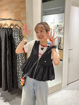 「Me%」｜「アイテム（バッグ）」を使った、aoさん（レディース・158cm）の夏コーディネート