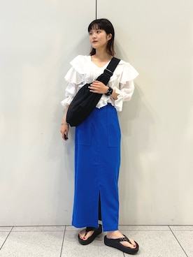 aoさん（レディース・158cm）の夏コーディネート