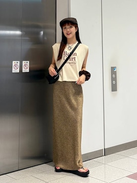 「アイテム（ヘアゴム）」を使った、aoさん（レディース・158cm）の秋コーディネート